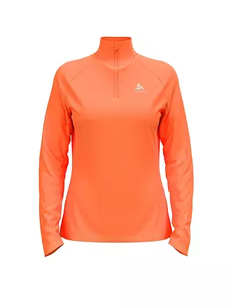 ODLO | Zipshirt intimo da donna Essentials Ceramiwarm | orange